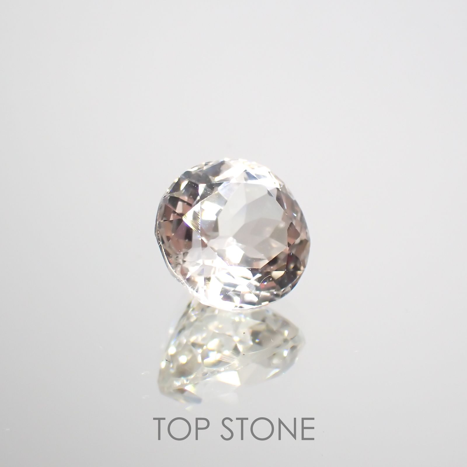 スポジュミン(宝石名スポジュミン)アフガニスタン産 4.71ct 識別済[211113704]10x9.7mm前後