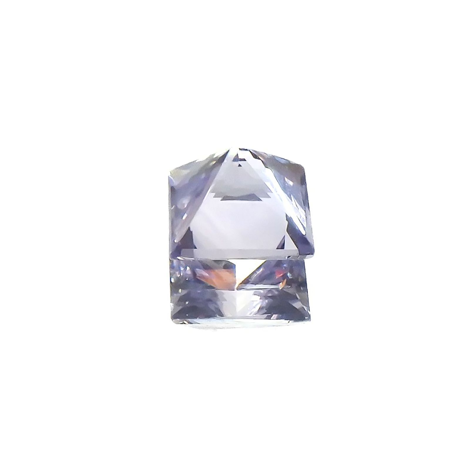 ◇プリンセスカット◇ラベンダーサファイア(宝石名サファイア)東アフリカ産 0.23ct 識別済[250817370]3.3x3.2mm前後