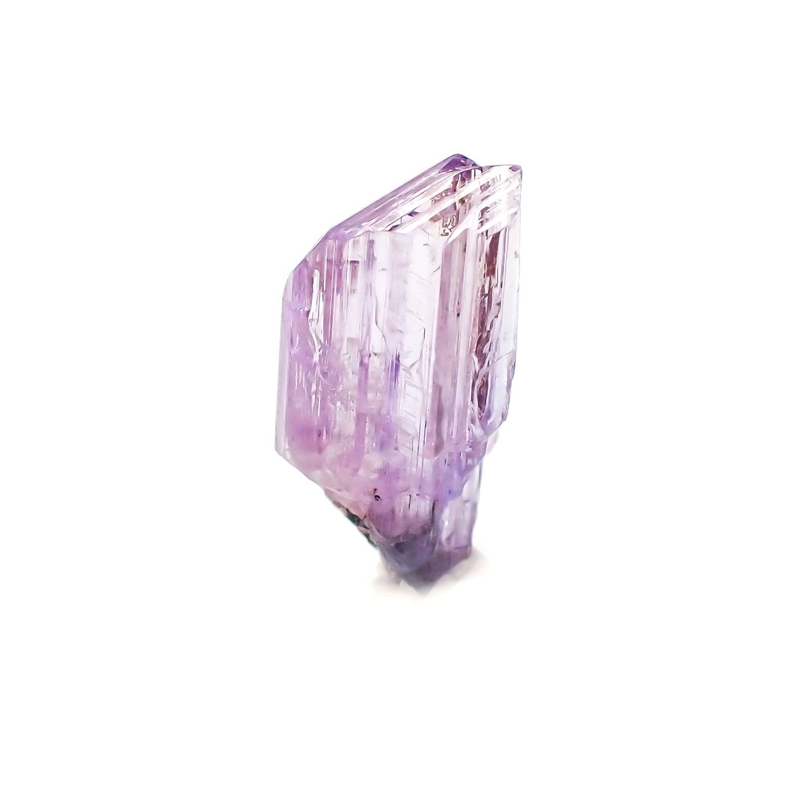 バイカラータンザナイト 原石(宝石名バイカラー・ゾイサイト)タンザニア産 5.28ct 識別済[231124239]15.5x9.1mm前後