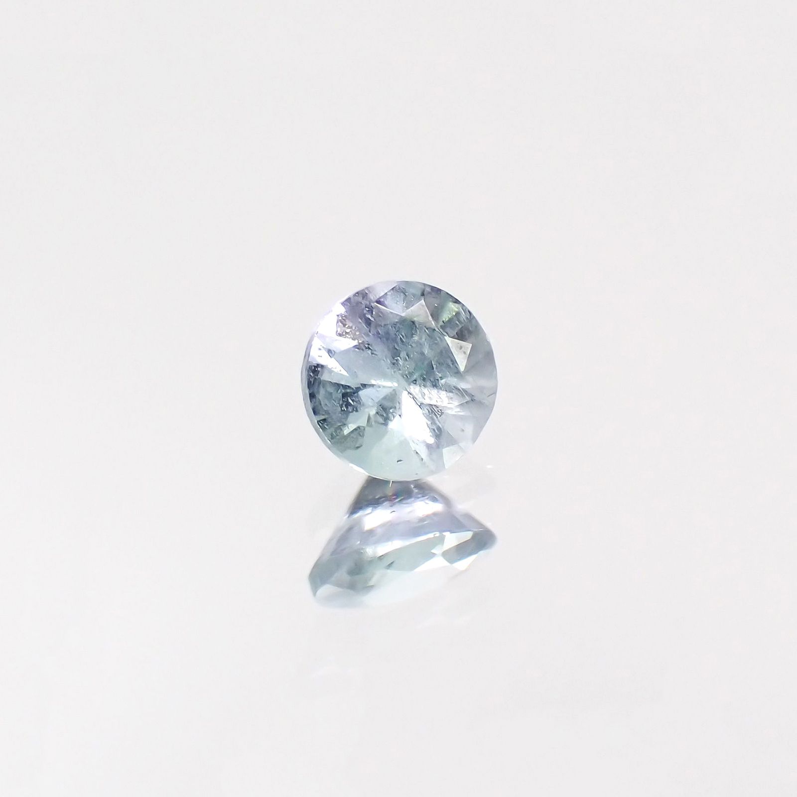 ブルーグリーンコーネルピン(宝石名コーネルピン)タンザニア産 0.097ct 識別済[240219234]2.5x2.5mm前後
