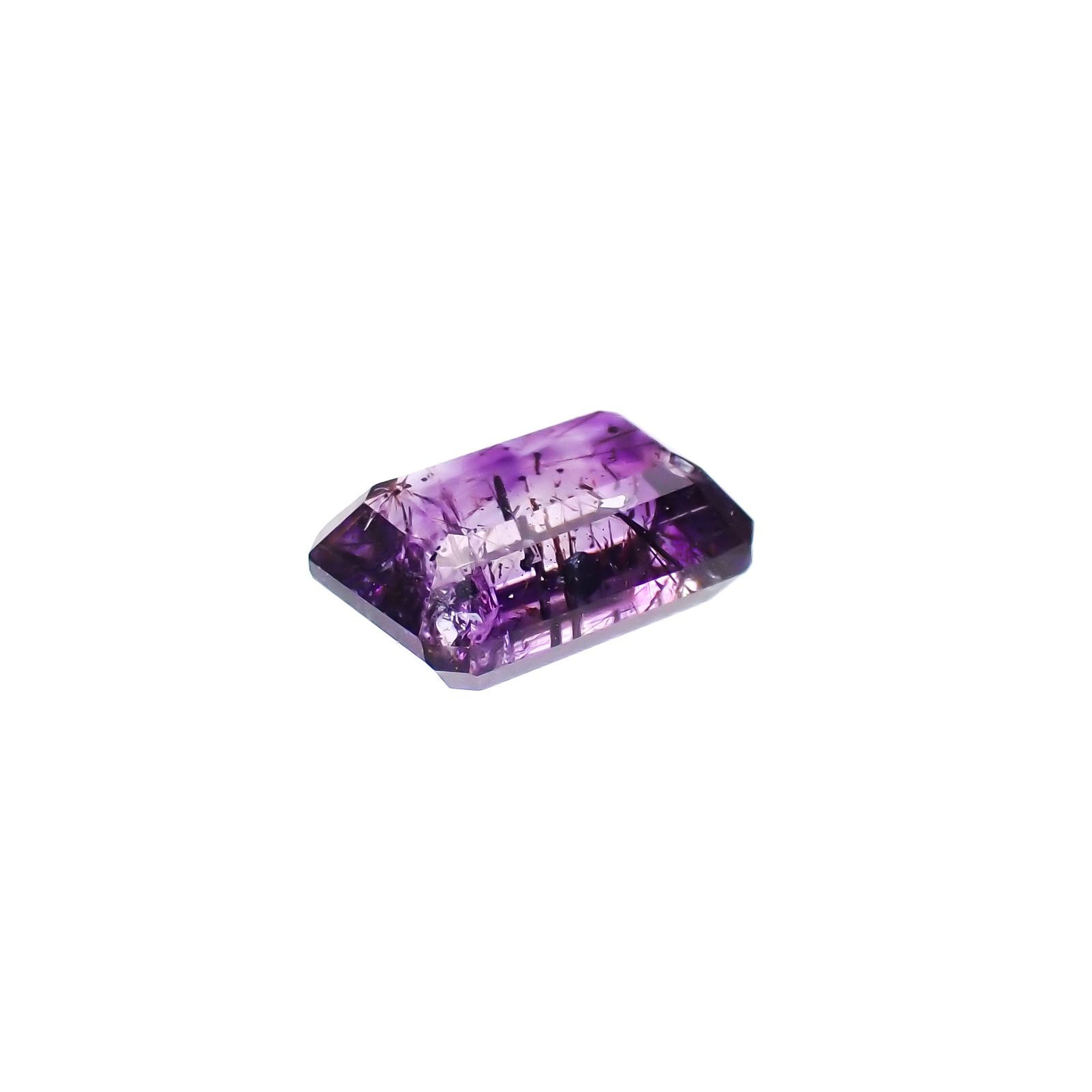 アメジストエレスチャル ナイジェリア産 1.23ct[231224656]7.6x5.2mm前後