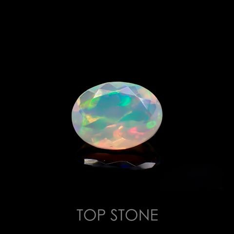 エチオピアオパール(宝石名オパール)エチオピア産 1.34ct 識別済[220717028]9.7x7.5mm前後