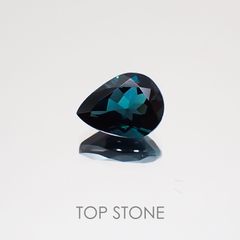 インディゴライト ブラジル産 ルース 1.3ct[20129307]8.5×6.4mm前後