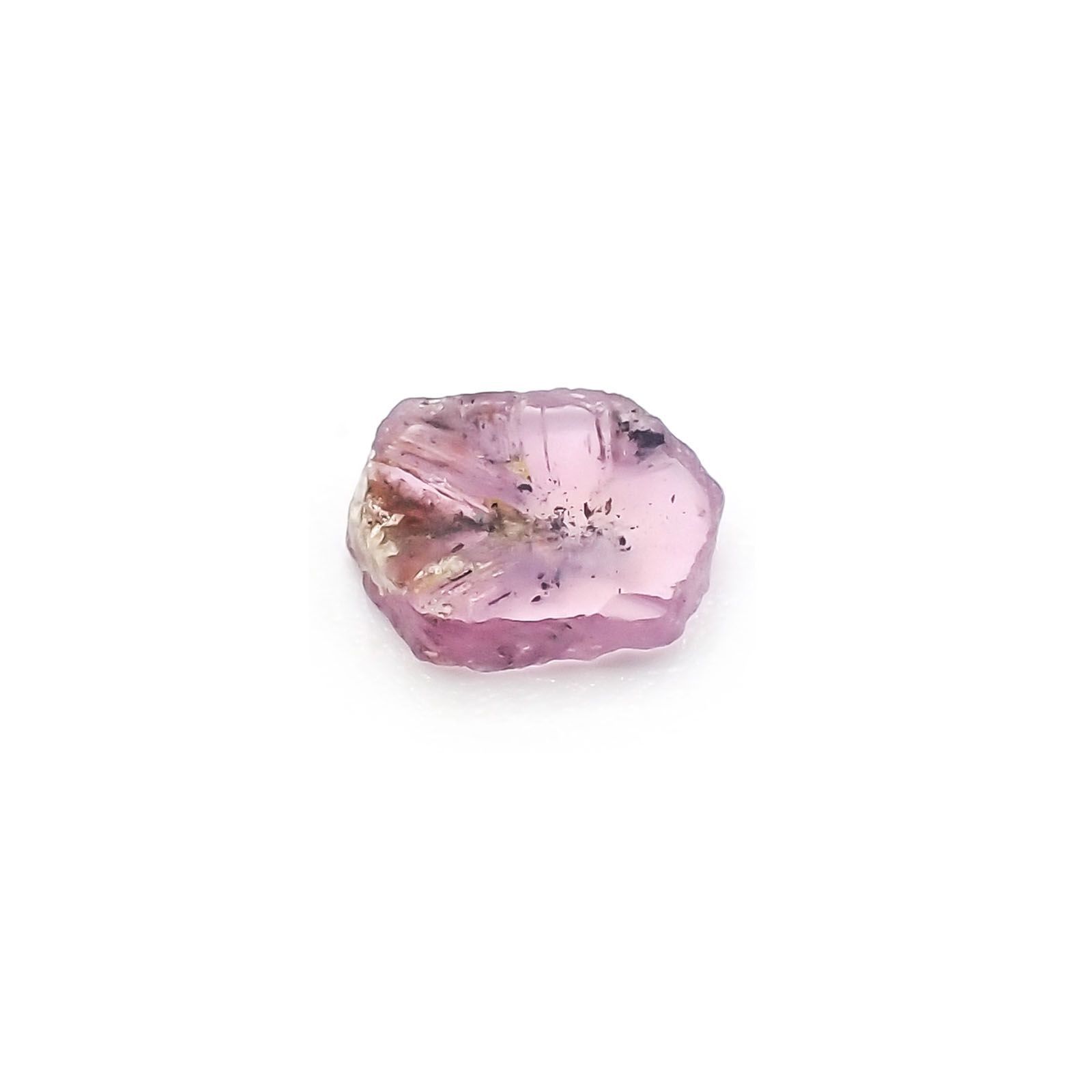 トラピッチェピンクサファイア(宝石名ピンク・サファイア)パキスタン・カシミール地方産 1.22ct 識別済[231124069]7.4x6mm前後