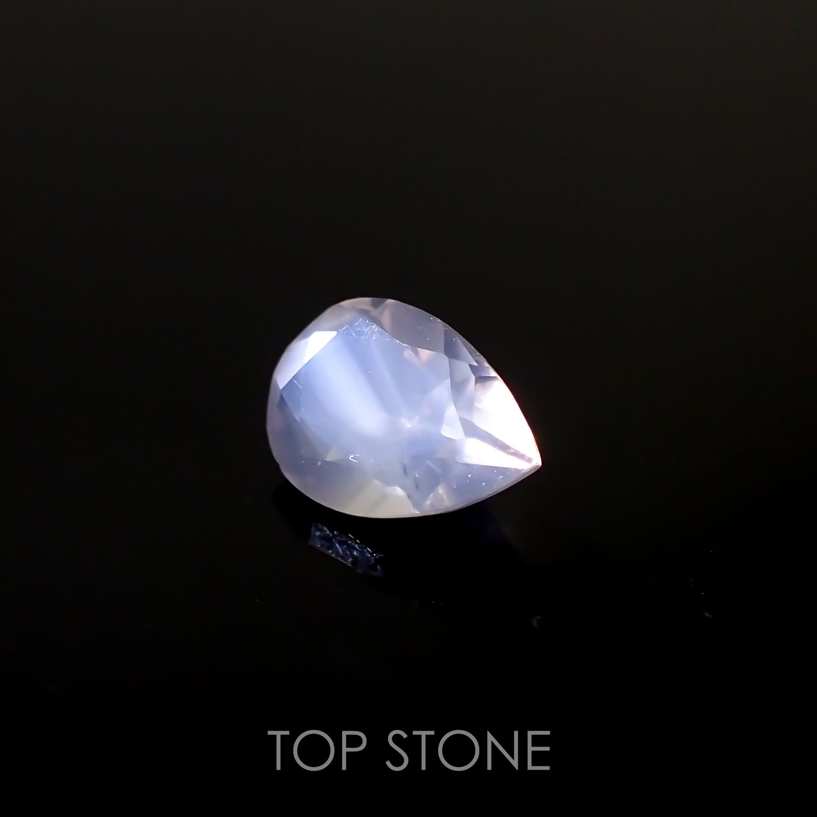 ムーンストーン(宝石名ムーンストーン)インド/スリランカ産 0.60ct 識別済[220515801]6.9x4.8mm前後