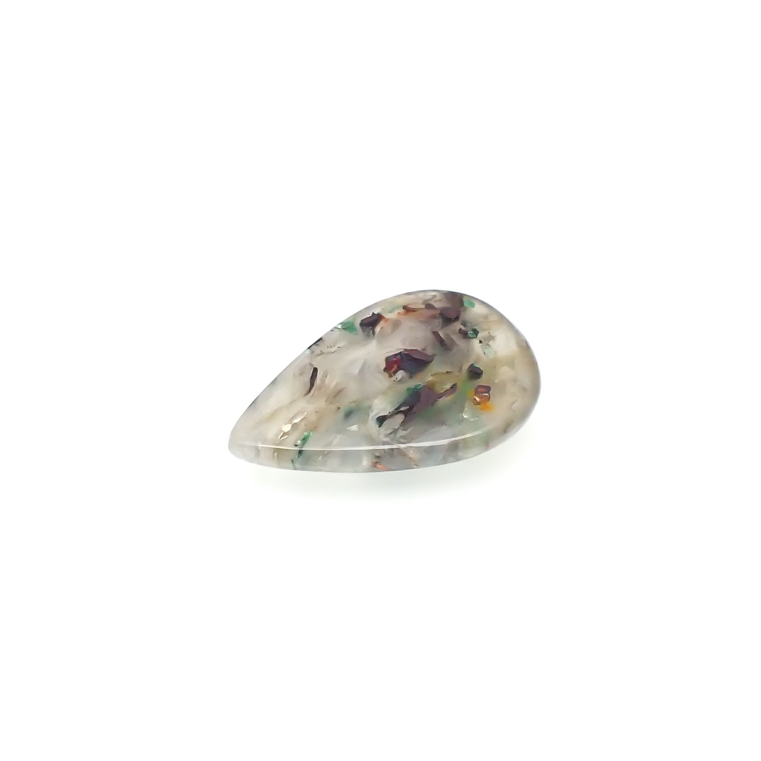 コッパークリソコラインカルセドニー インドネシア産 6.97ct[230722645]19.3x13.3mm前後