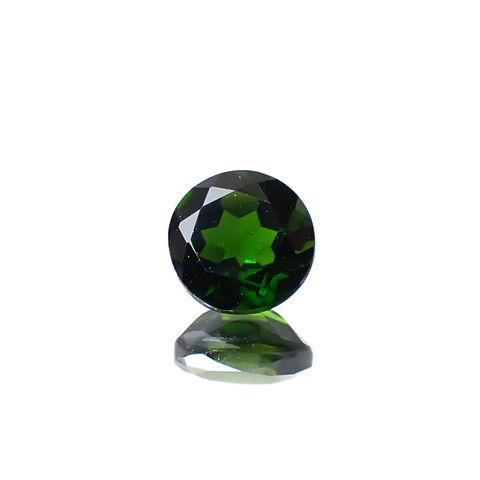 クロムダイオプサイド(宝石名クロム・ダイオプサイド)ロシア産 0.57ct 識別済[250430279]5.1x5mm前後