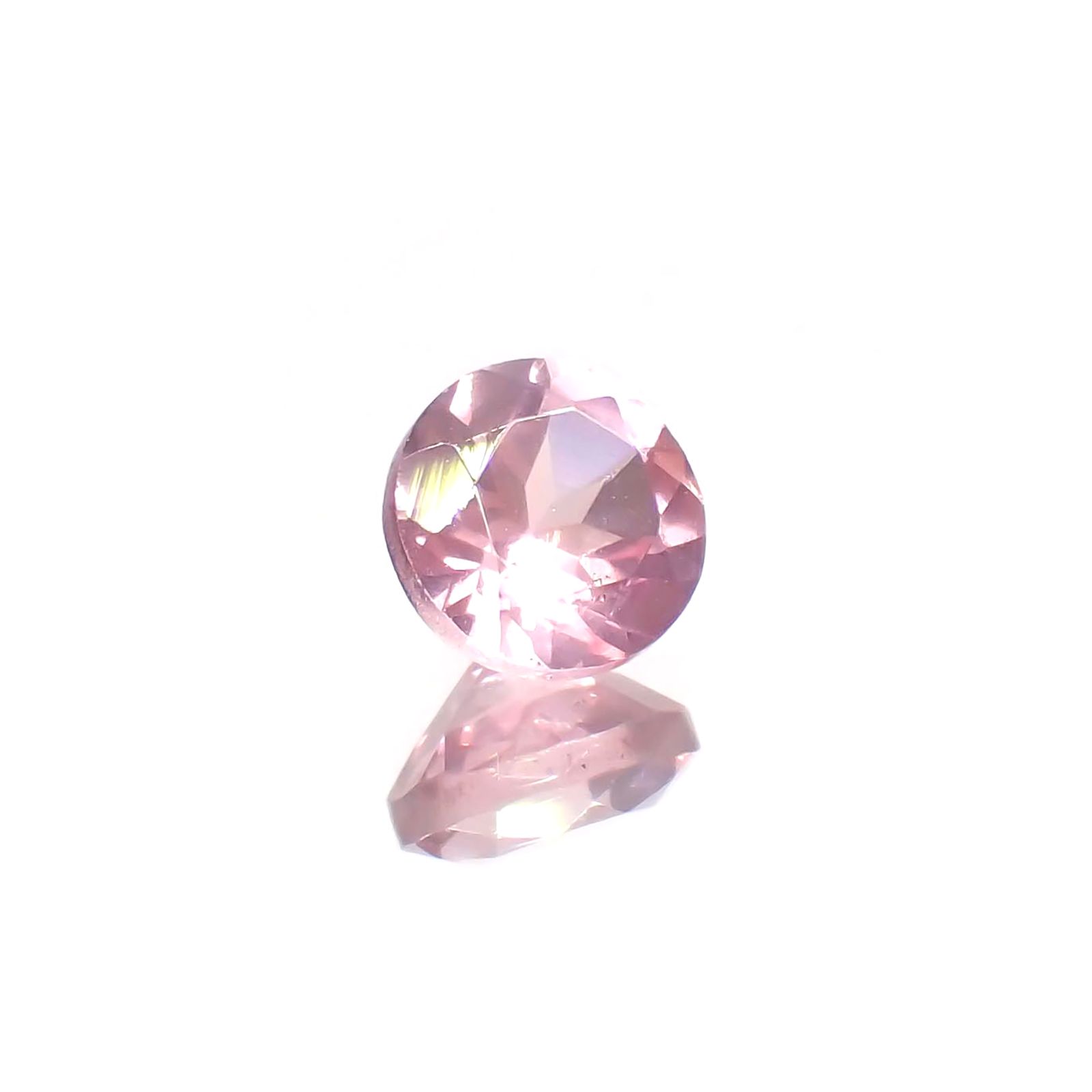 シルキーピンクスピネル タンザニア産 0.48ct [230421576]4.4x4.4mm前後