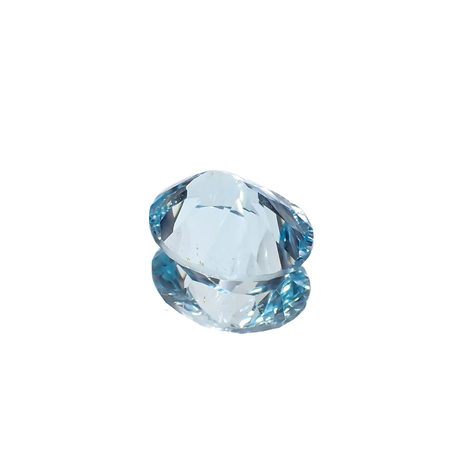 ブルートパーズ ブラジル産 3.14ct[221219346]10.1x8.1mm前後