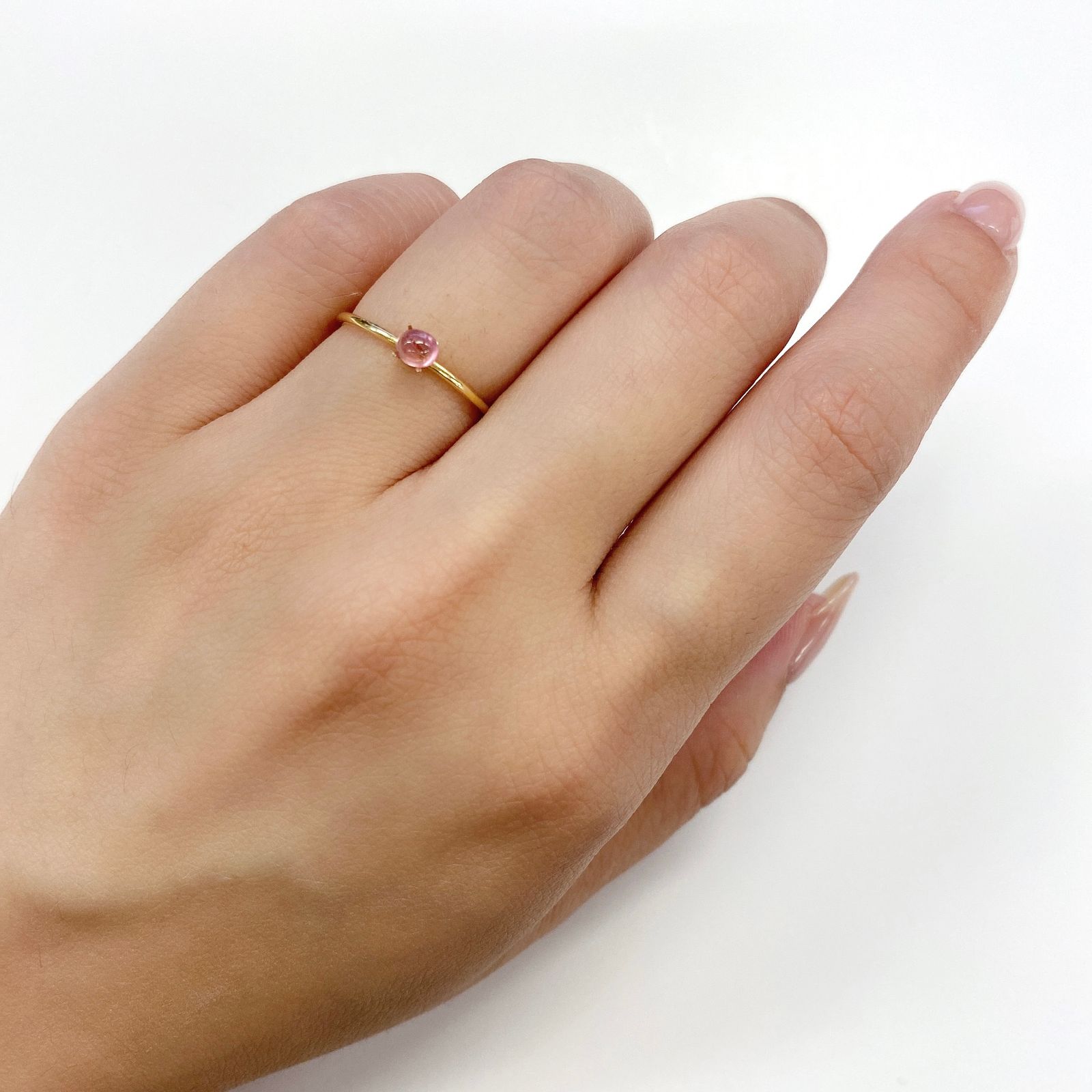 ペツォッタイト(ラズベリル) マダガスカル産 ルース 0.26ct[210510979]3.9×3.3mm前後