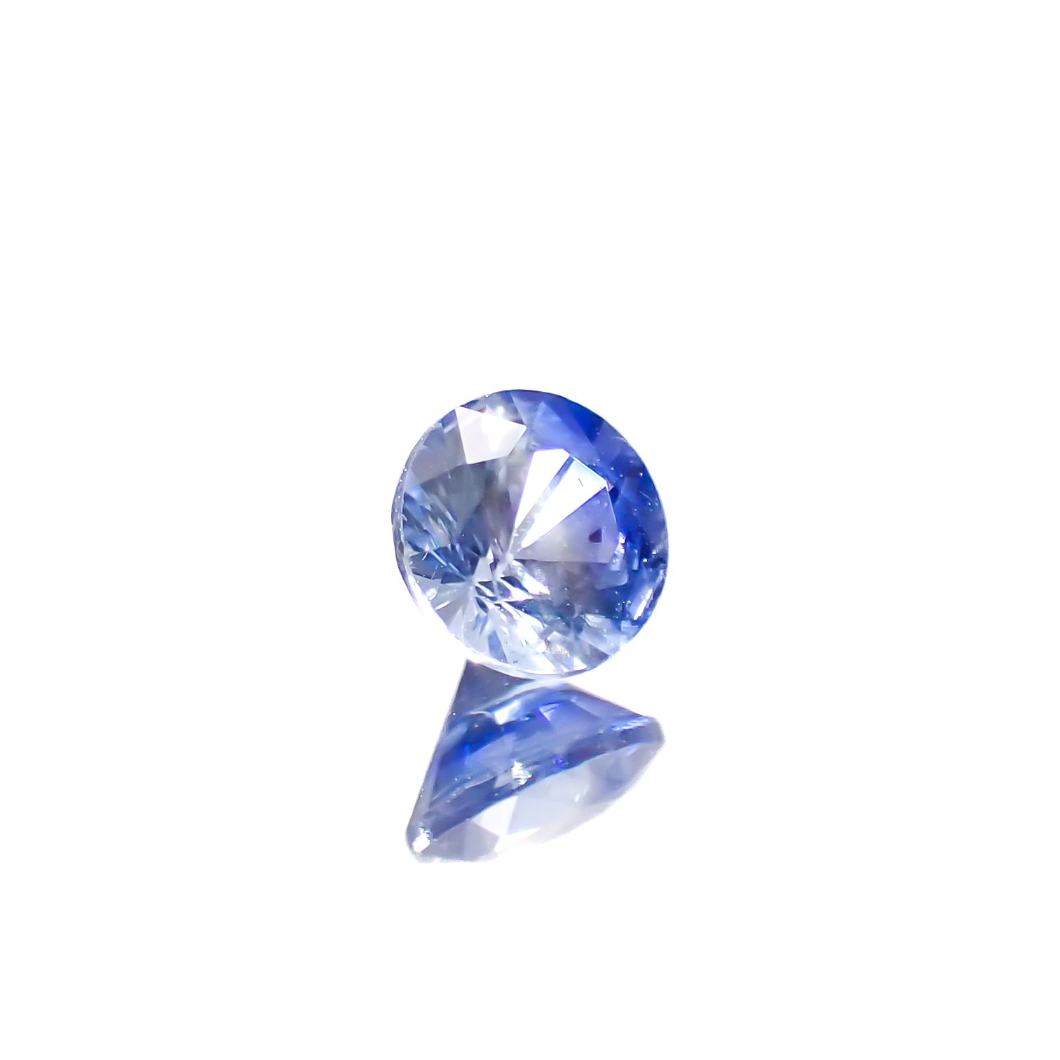 アイスブルーサファイア スリランカ産 0.26ct[240828659]3.7x3.7mm前後