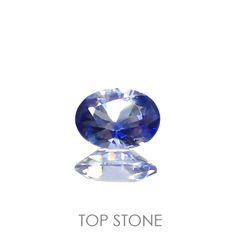 バイカラーサファイア(宝石名サファイア)スリランカ/マダガスカル産 0.64ct 識別済[220817433]6.1x4.6mm前後