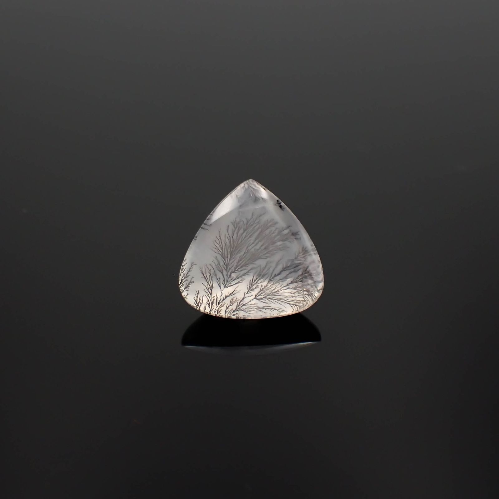 デンドリチッククォーツ ブラジル産 6.60ct[230823238]14.1x13.5mm前後