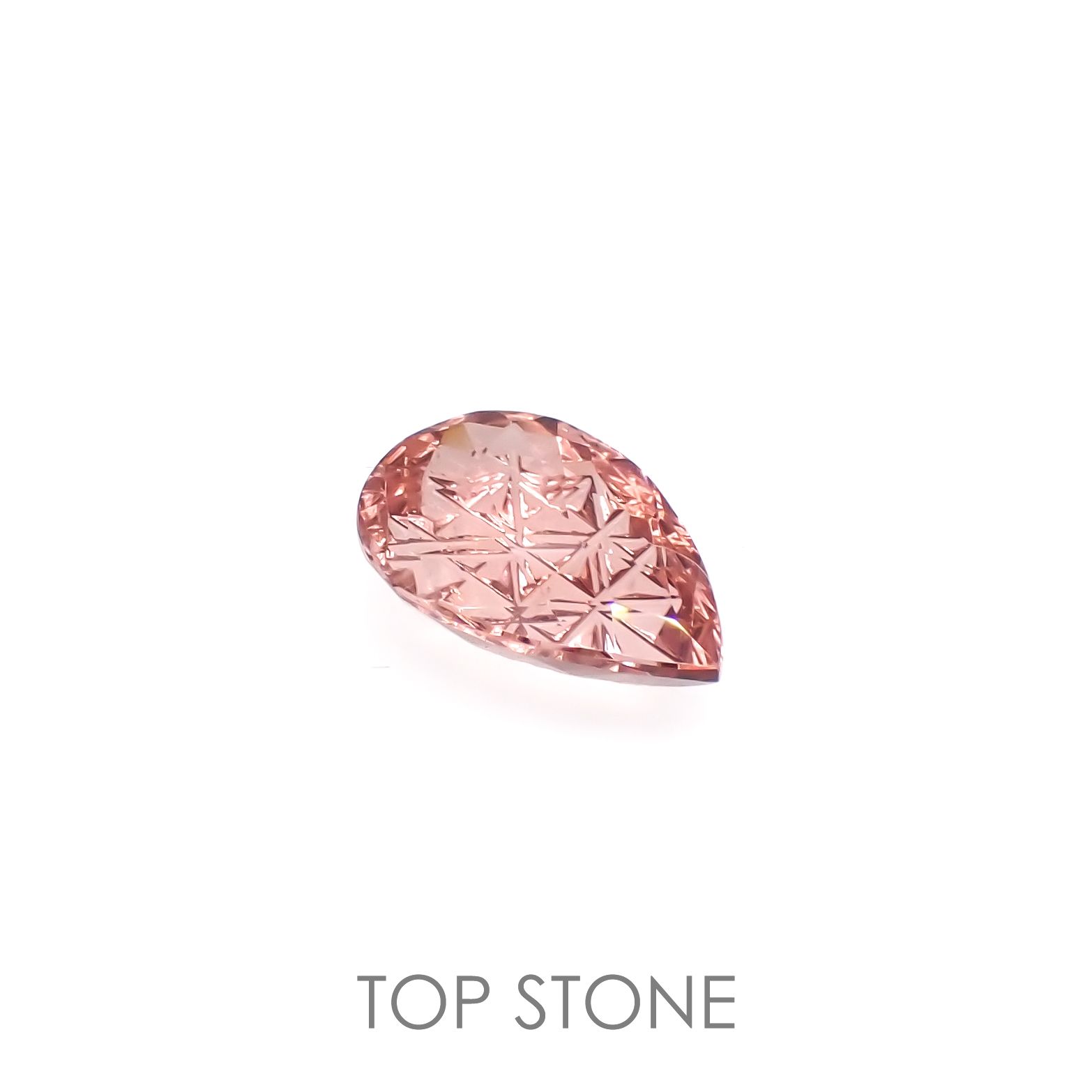 ◇甲州貴石切子Plus Three◇オレンジトルマリン(宝石名トルマリン) カード付き ブラジル産 2.47ct 識別済[220716747]11.8x8.1mm前後