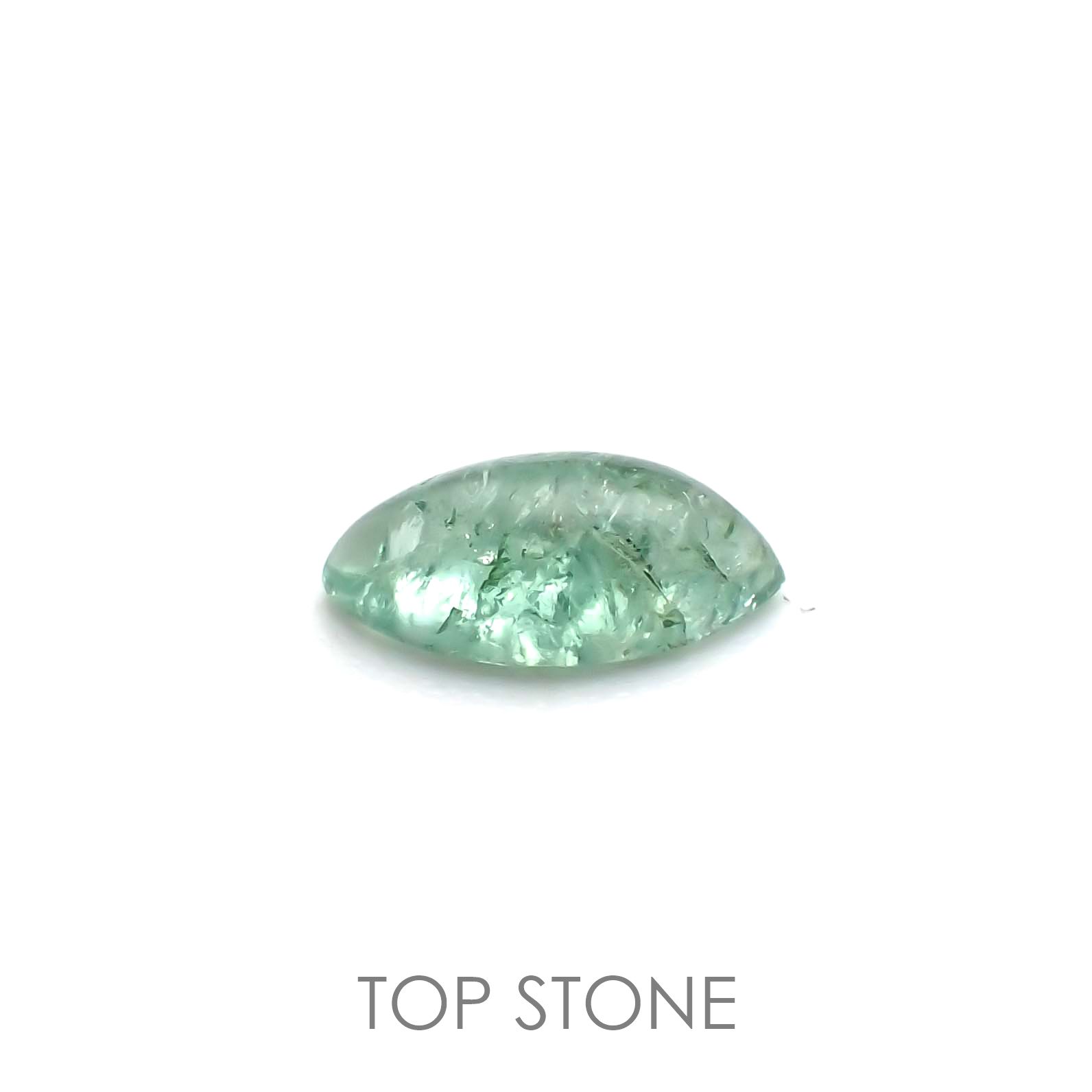 フローライト フルオレッセンス(宝石名フルオライト)イギリス・ロジャリー鉱山産 0.66ct 識別済[211113772]7.8x3.8mm前後