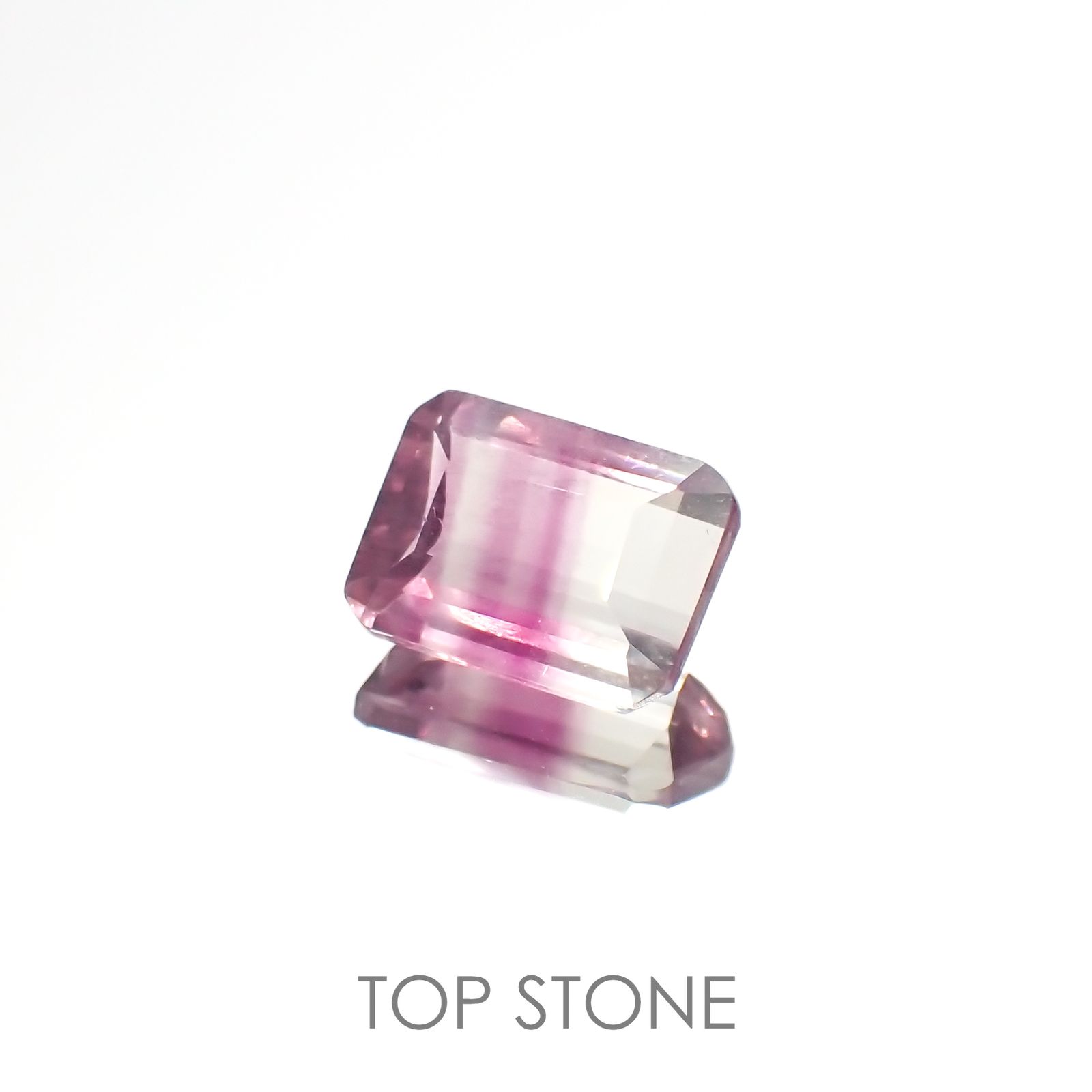 バイカラーフローライト 中国産 1.78ct[220917992]8x6mm前後