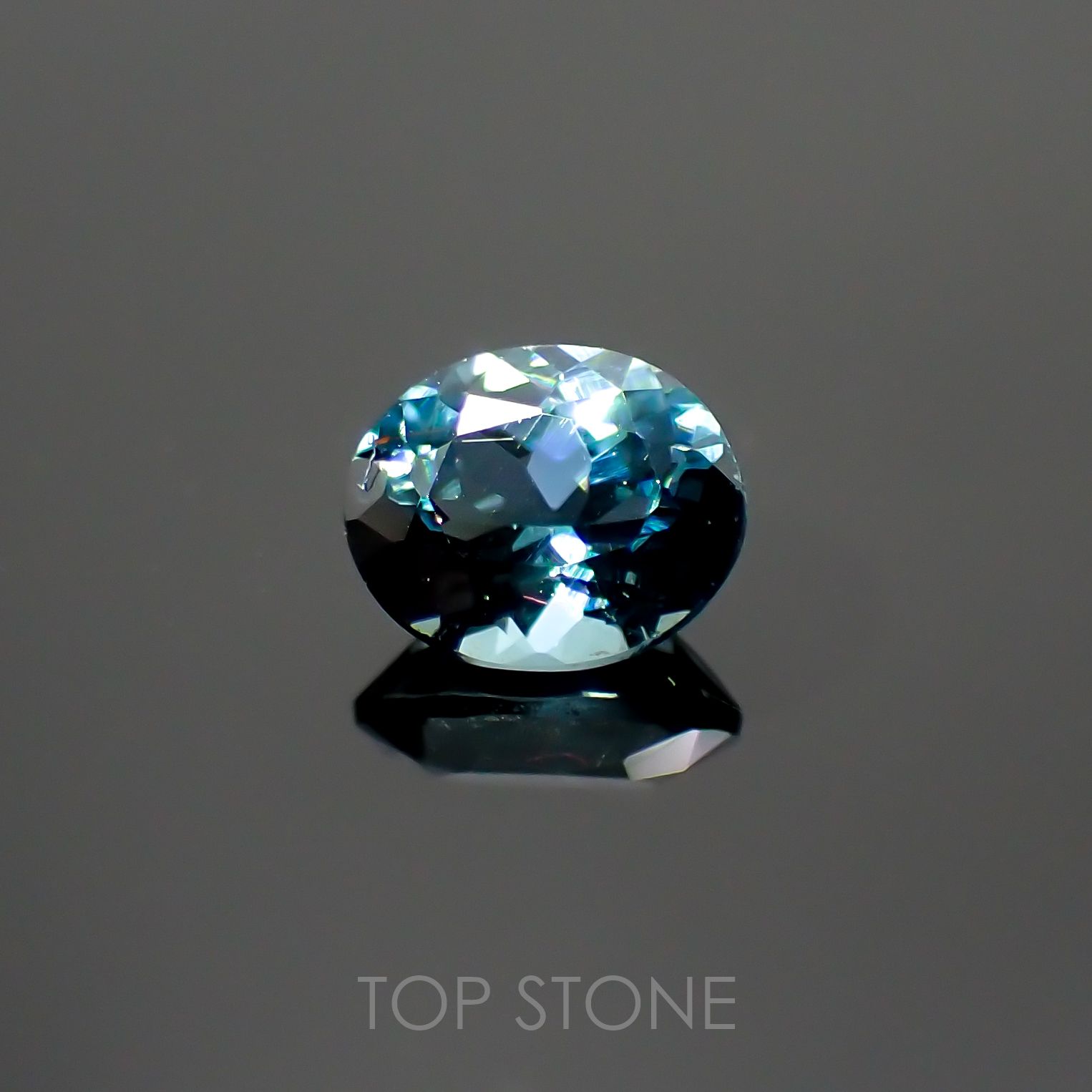 ラグーントルマリン アフガニスタン産 0.45ct [220114095]5.3x4.3mm前後