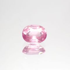 シルキーピンクスピネル(宝石名ピンク・スピネル) タンザニア産 0.74ct 識別済[240212893]6.1×4.8mm前後