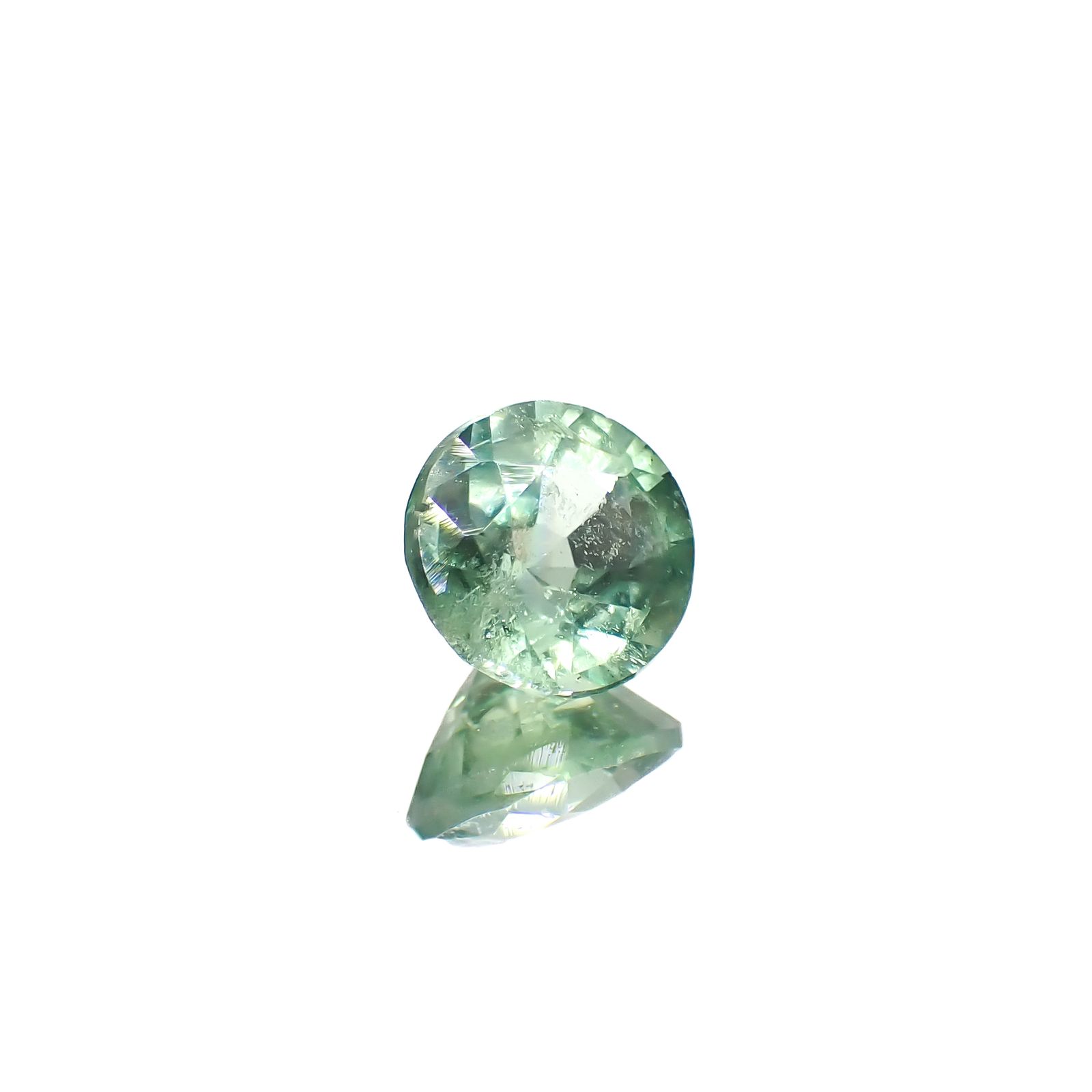 グリーンカイヤナイト タンザニア産 0.97ct[240928812]6x5.9mm前後