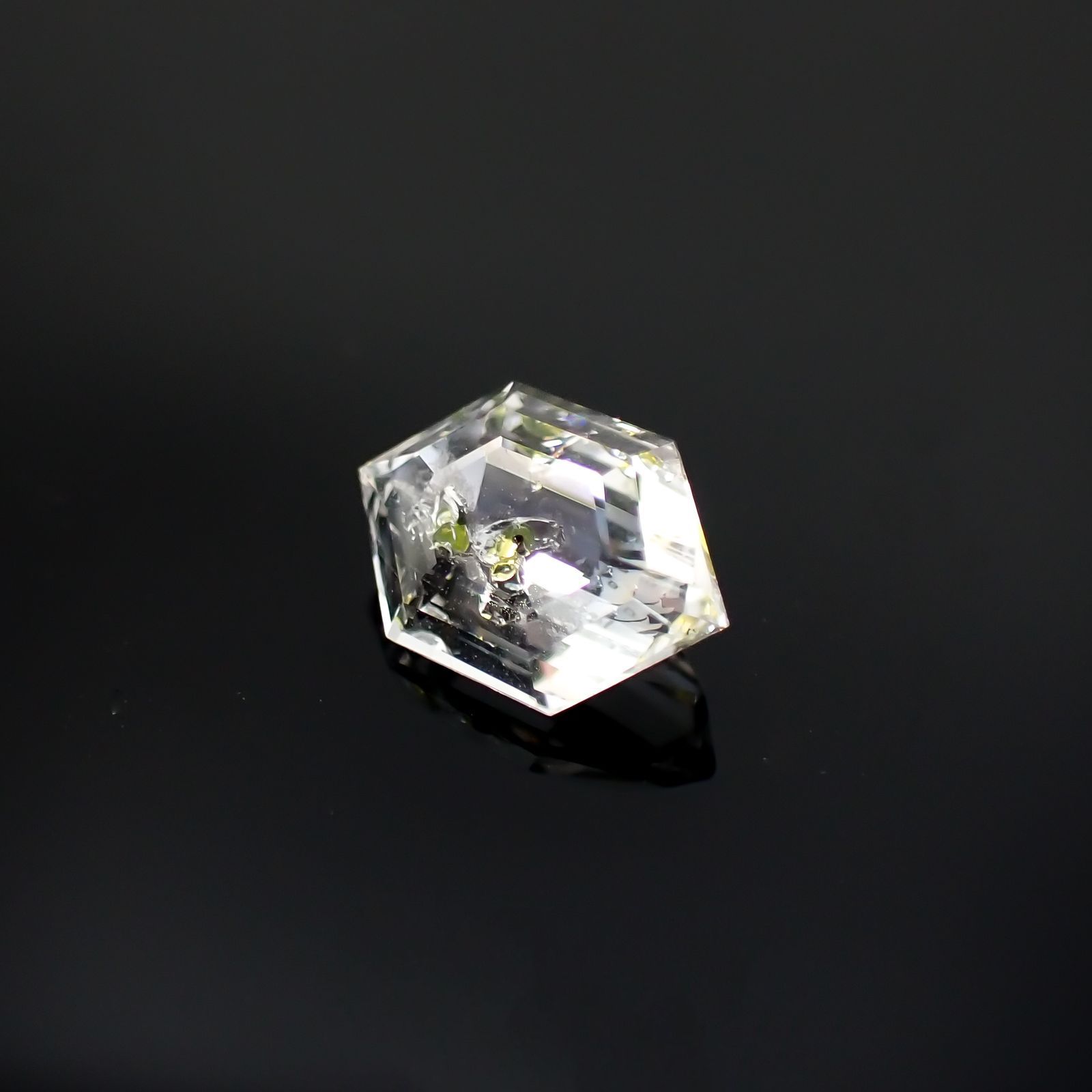 ◇カスタムカット◇オイルインクォーツ パキスタン産 0.86ct[240218539]8.1x5.5mm前後