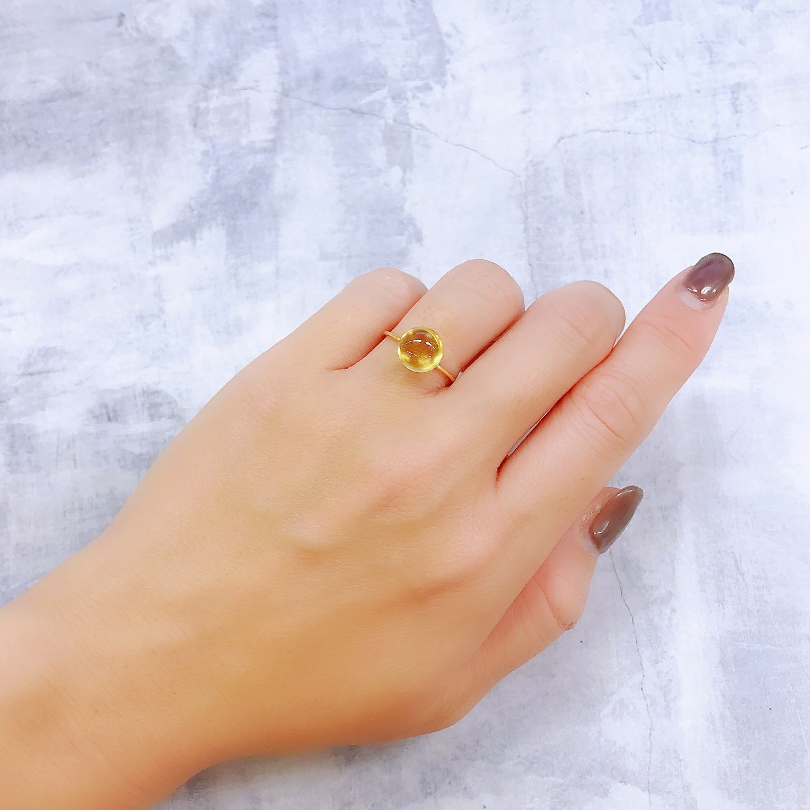 イエローベリルキャッツアイ(宝石名イエロー・ベリル キャッツアイ)ブラジル産 2.74ct 識別済[220917881]9x8.9mm前後