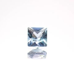 ◇プリンセスカット◇ブルーコーネルピン(宝石名コーネルピン)タンザニア産 0.12ct 識別済[230421860]2.8x2.8mm前後