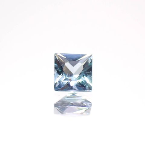 ◇プリンセスカット◇ブルーコーネルピン(宝石名コーネルピン)タンザニア産 0.12ct 識別済[230421860]2.8x2.8mm前後
