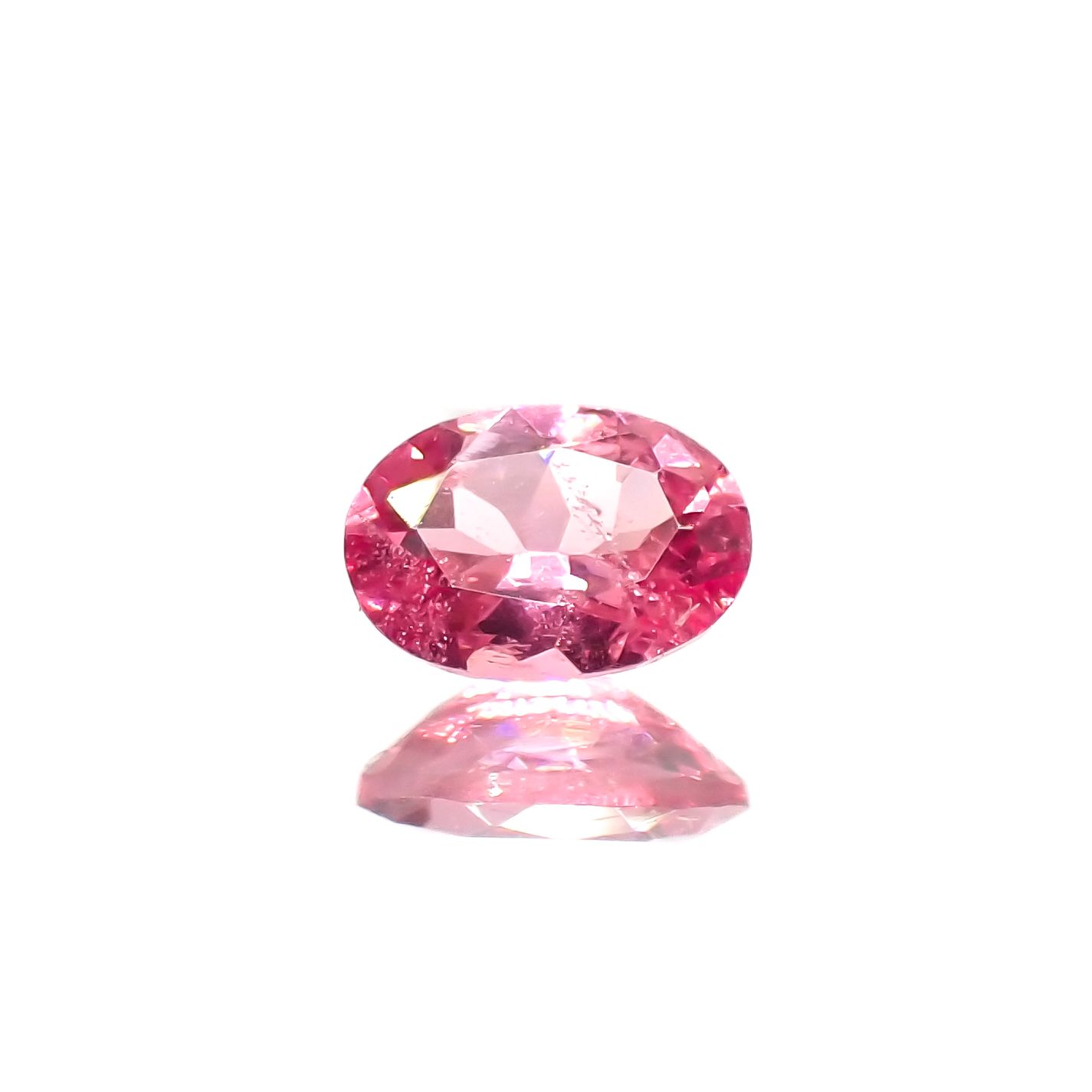 ピンクスピネル パパラチャカラー タンザニア産 0.17ct[230421856]4.1x3mm前後