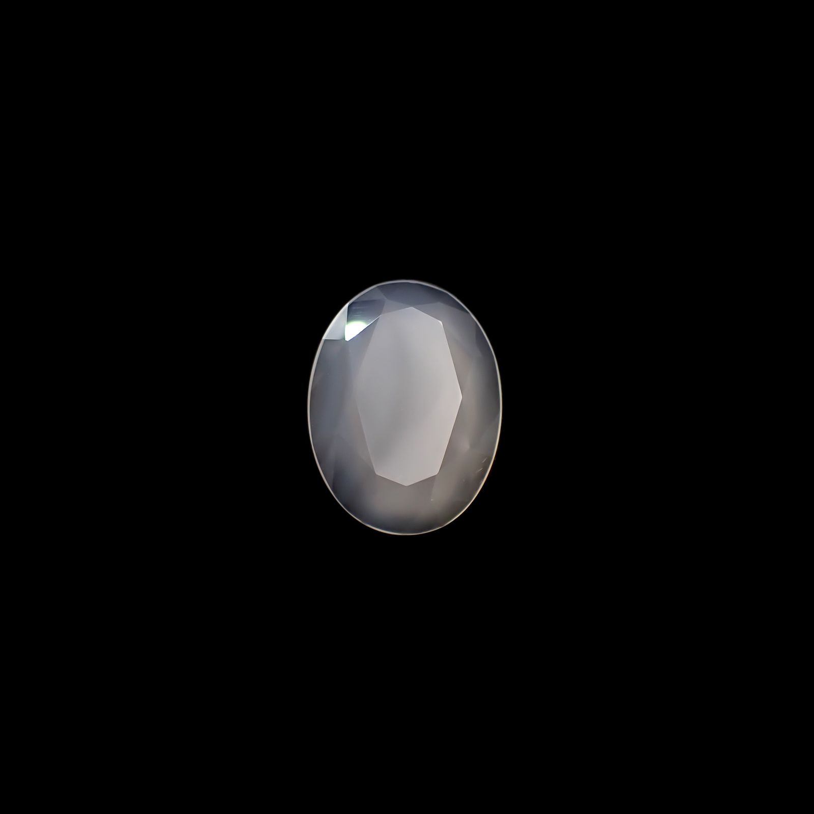 アイリスカルセドニー ブラジル・ミナスジェライス州産 5.41ct[240527811]17.9x13.2mm前後