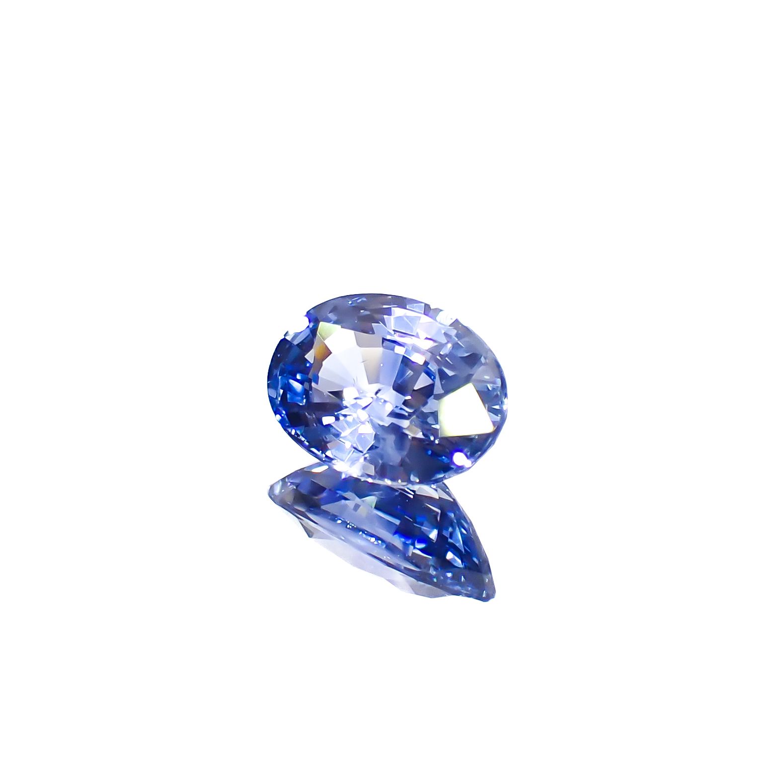 サファイア(宝石名ブルー・サファイア)スリランカ/マダガスカル産 1.44ct GIT鑑付[240828676]8.16x5.77mm前後