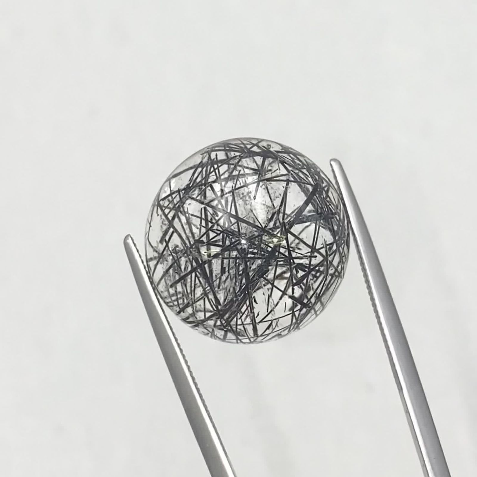 ブラックトルマリンインクォーツ ブラジル産 17.26ct[240427061