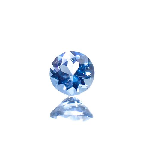アクアマリン サンタマリアカラー ナイジェリア産 0.23ct [250329945]4x4mm前後