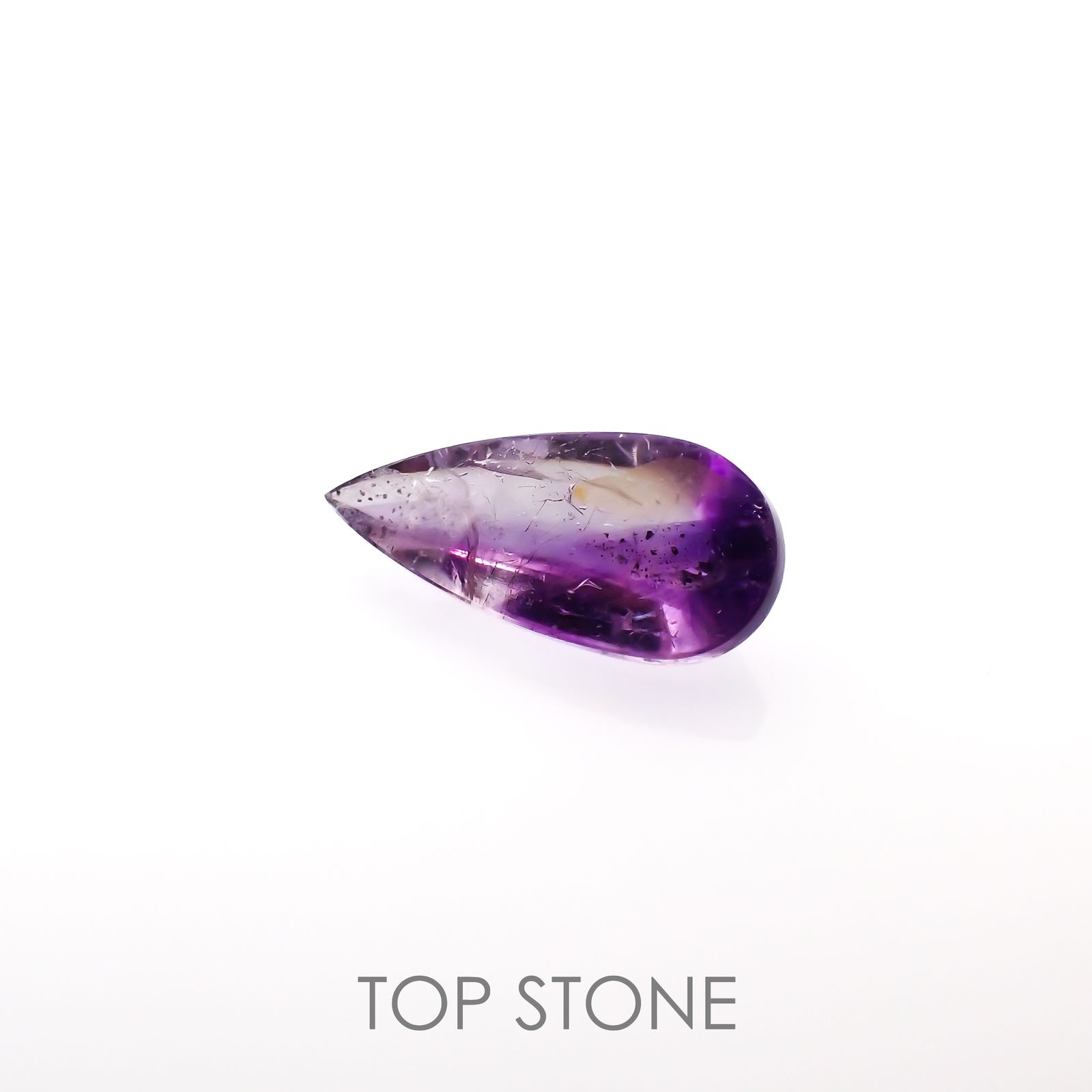 アメジストエレスチャル ブラジル産 5.15ct[220917977]18.9x8.5mm前後