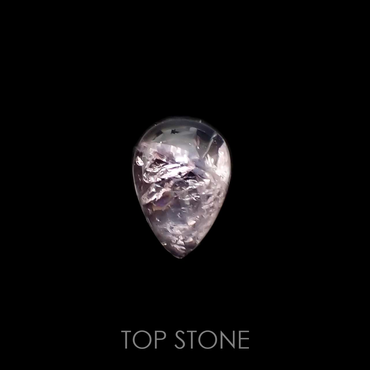 フローライト フルオレッセンス(宝石名フルオライト)イギリス・ロジャリー鉱山産 1.85ct 識別済[211113771]9.6x6.8mm前後