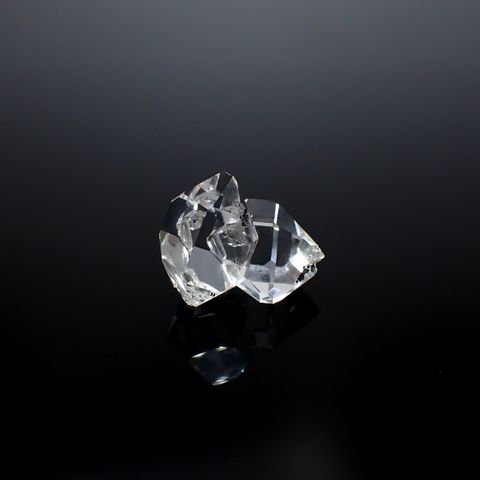 ハーキマーダイヤモンド 原石 アメリカ・ニューヨーク州産 25.15ct[231225124]21x17mm前後