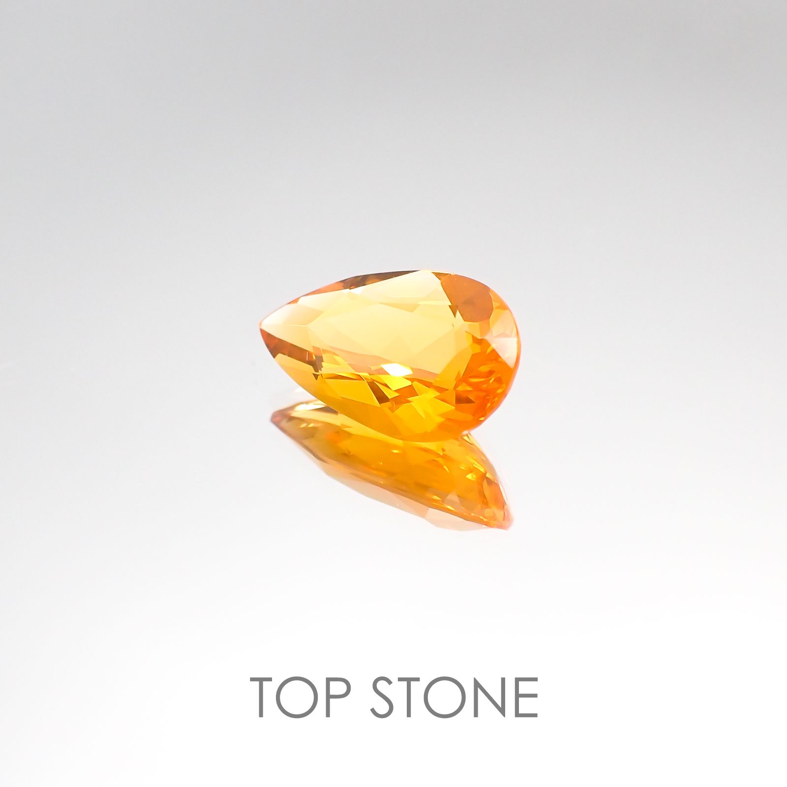 ファイヤーオパール(宝石名ファイヤー・オパール) メキシコ産 1.63ct 識別済[20117517]12.4×7.3mm前後