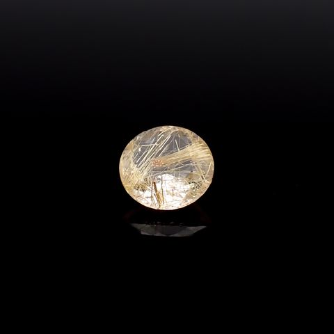 ルチルクォーツ ブラジル産 3.58ct / 10.6x10.7mm前後 [260732407]