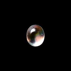 レインボームーンストーン(宝石名アンデシン)インド・タミルナードゥ州産 0.55ct 識別済[240828627]5.3x4.4mm前後