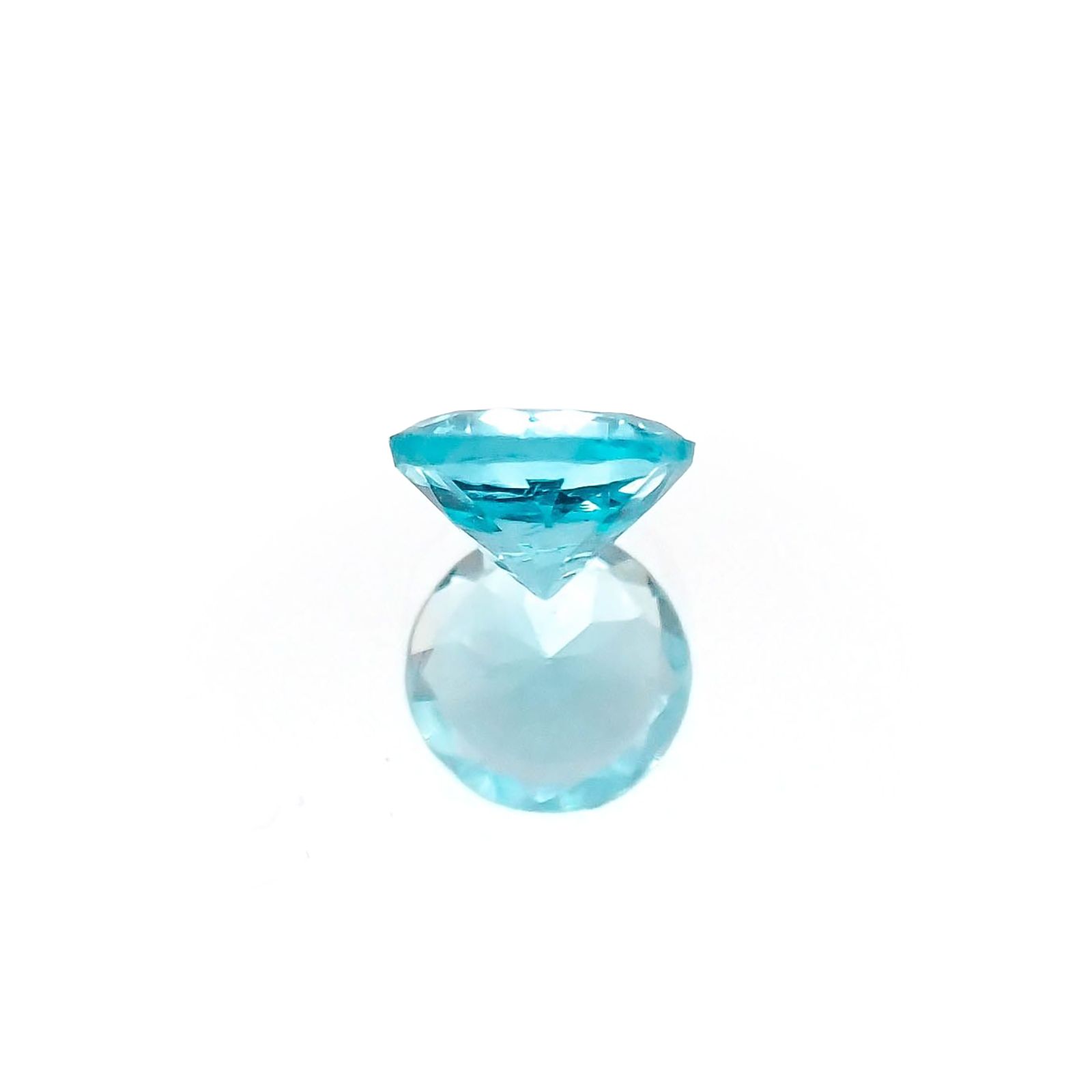 <ランダムセレクト1個販売> アパタイト ラウンドカット ブラジル産 0.40ct前後 / 5x5mm前後 [20074207-PAC]