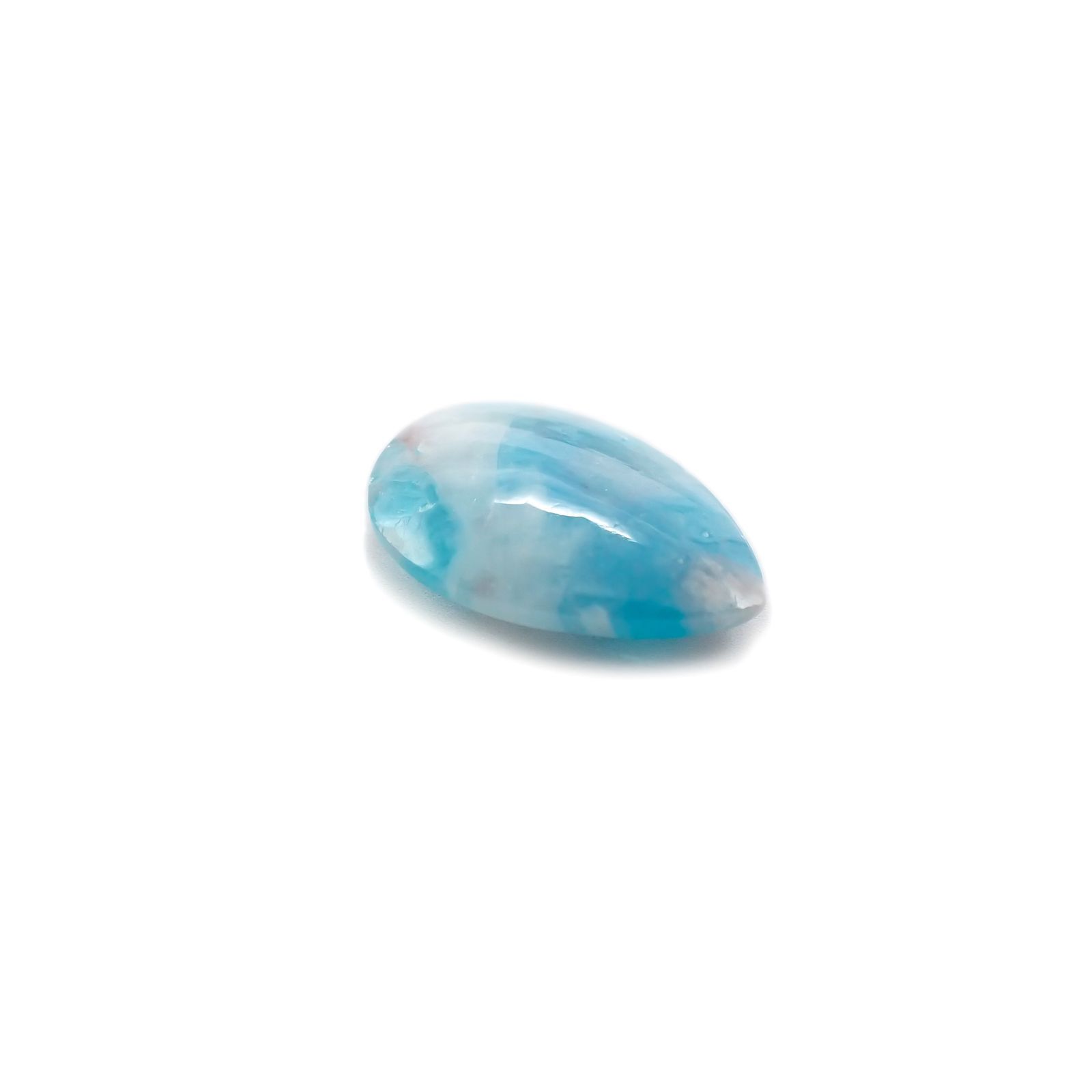パライバトルマリンインクォーツ ブラジル産 ルース 2.47ct[210510845]12.9×9.1mm前後