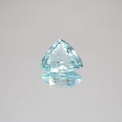 パライバトルマリン(宝石名トルマリン/別名パライバ・トルマリン) モザンビーク産 2.741ct ソ付(宝貴協)[19111416]8.4×10.9mm前後