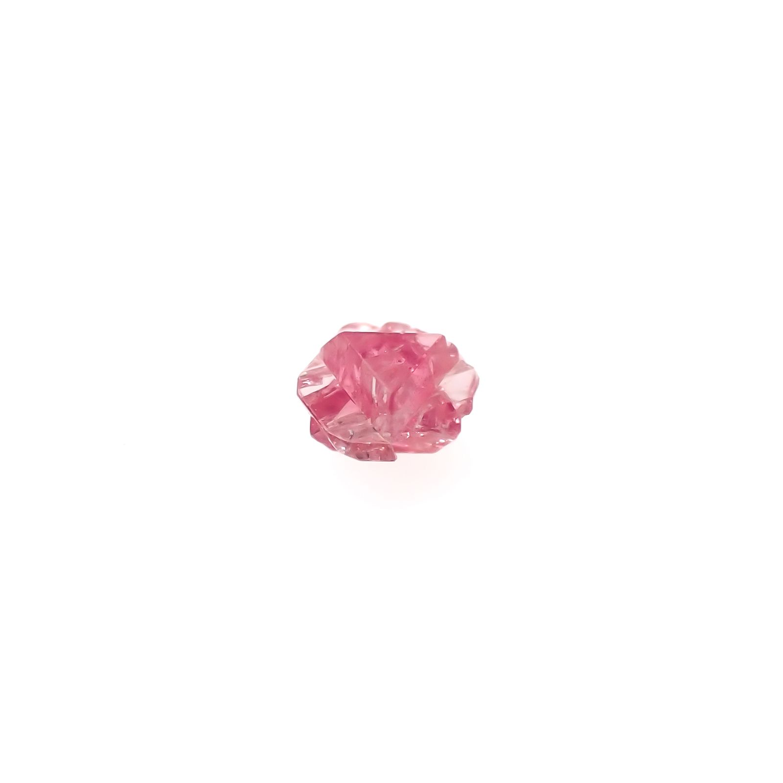 ツインクリスタルスピネル(スピネル式双晶) 原石 ビルマ産 0.12ct[240628431]3.1x2.9mm前後