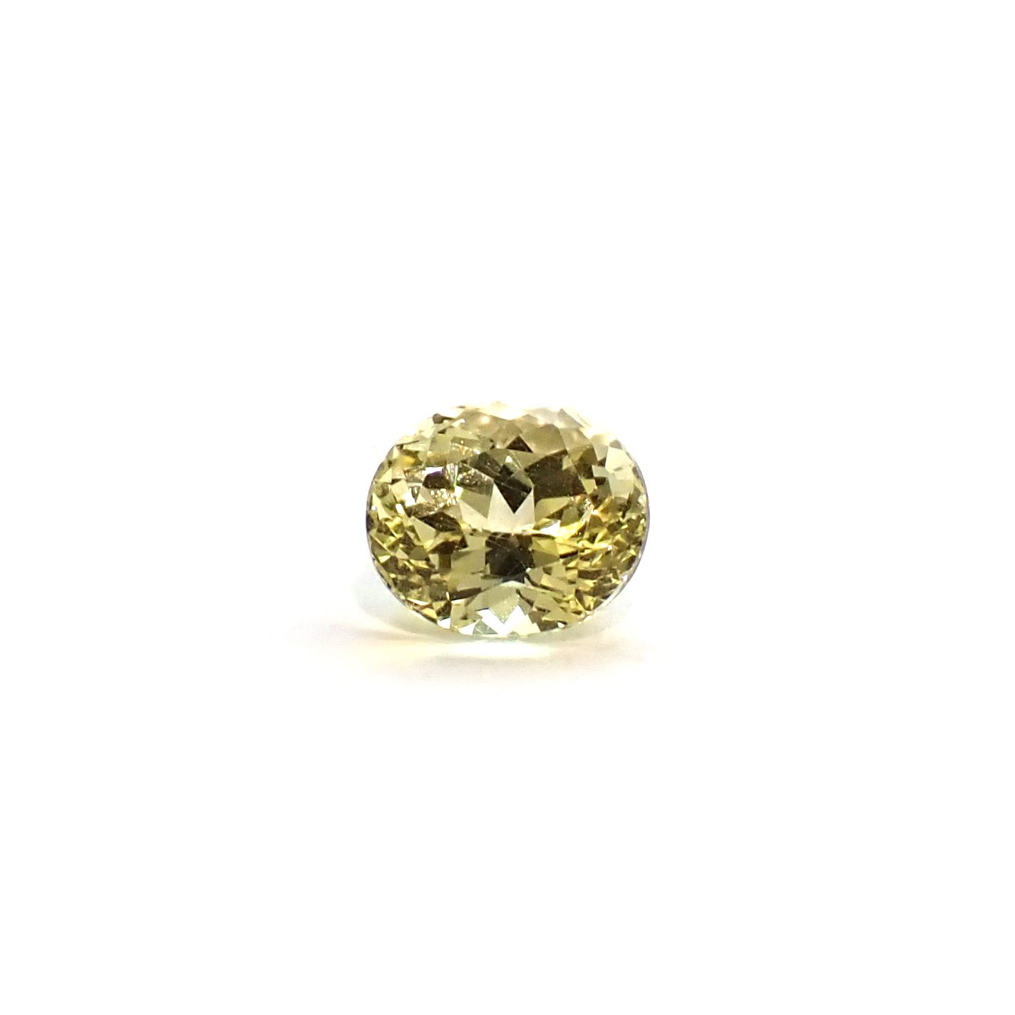 イエローアパタイト メキシコ産 1.00ct / 6.1x5.2mm前後 [260632466]