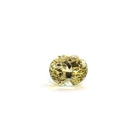 イエローアパタイト メキシコ産 1.00ct / 6.1x5.2mm前後 [260632466]