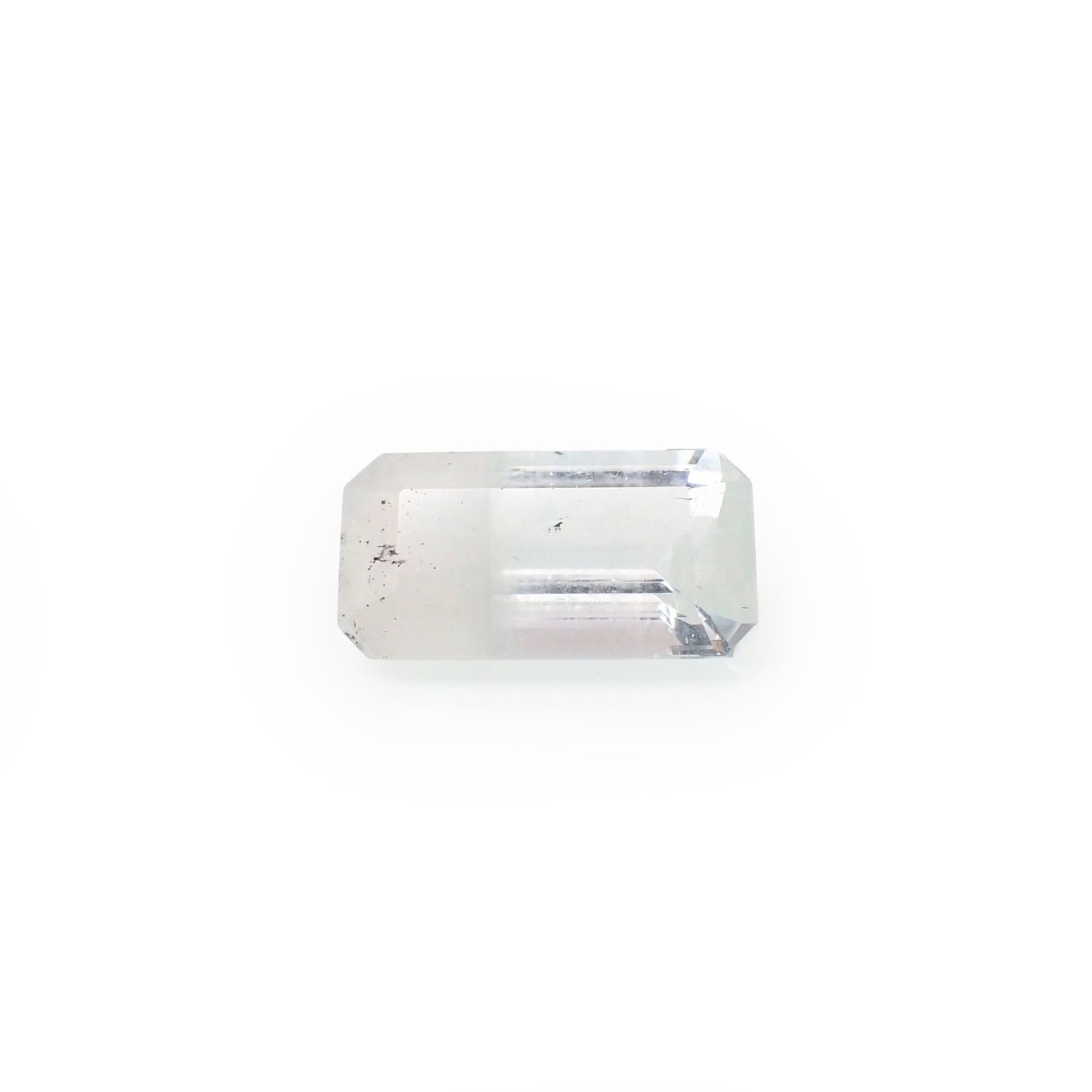 バイカラーベリル（アクアマリンモルガナイト） ブラジル産 3.37ct[231023646]13.2x6.9mm前後