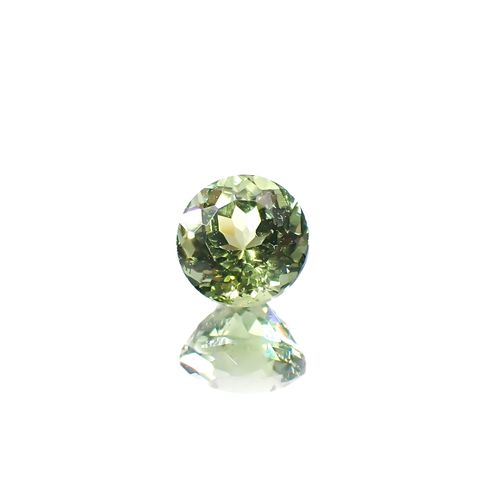 グリーンアパタイト マダガスカル産 0.88ct [241129484]5.5x5.5mm前後