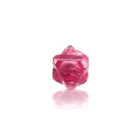 ツインクリスタルスピネル(スピネル式双晶）原石 ビルマ産 0.096ct[231124059]2.4x2.4mm前後
