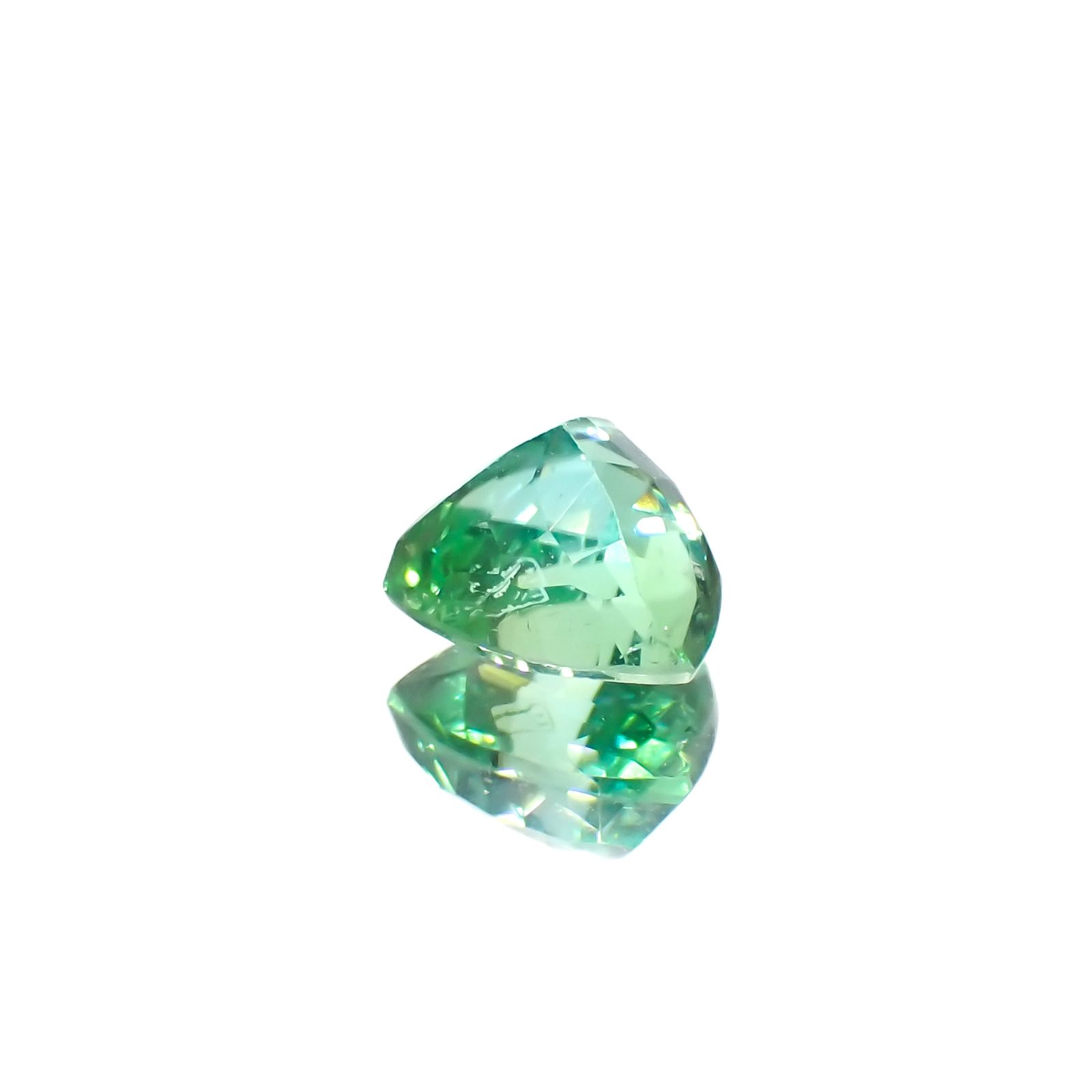 パライバトルマリン(宝石名トルマリン/別名パライバ・トルマリン)ブラジル産 0.84ct GIA鑑付[231224818]5.87x5.74mm前後