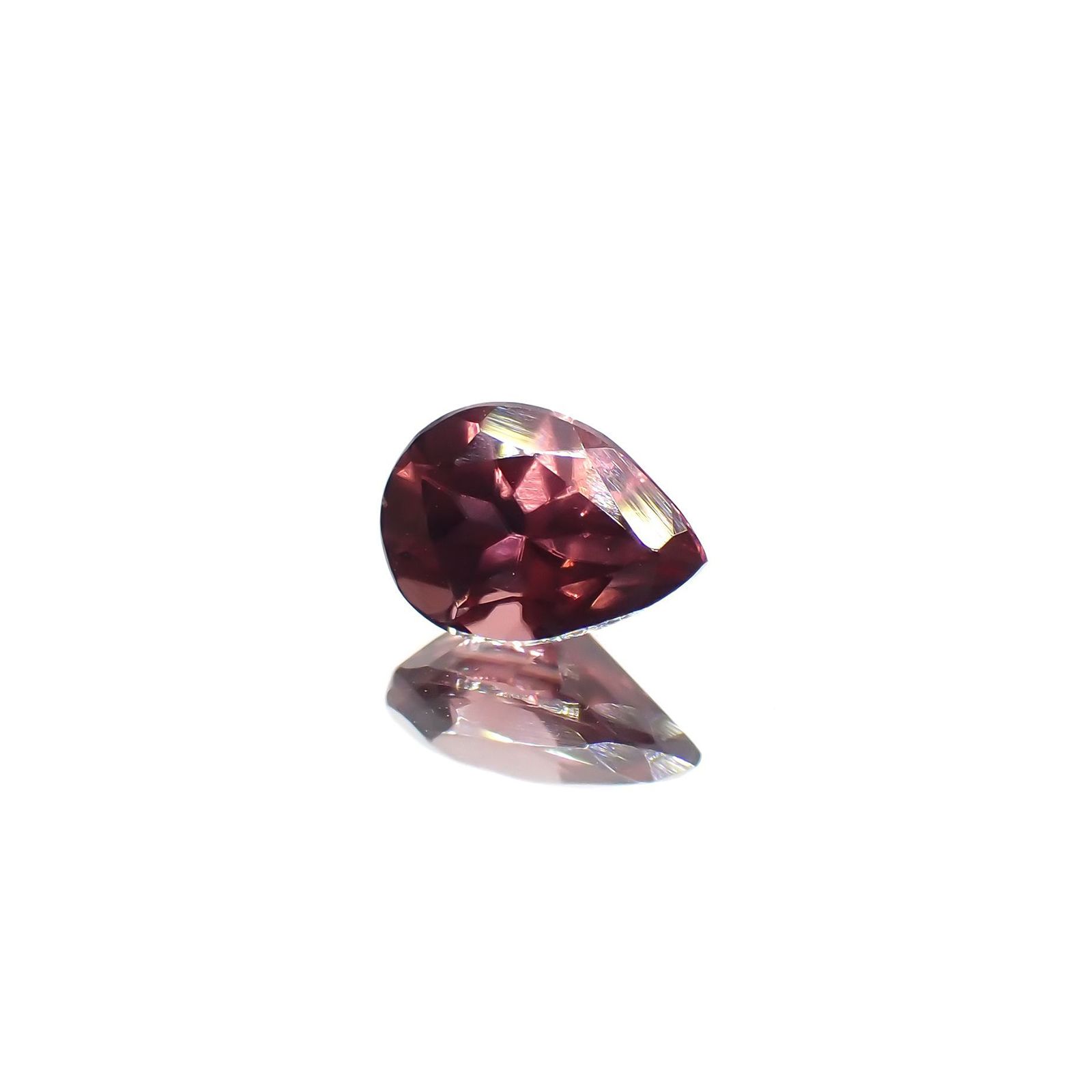 ピンクジルコン(宝石名ジルコン)スリランカ/カンボジア産 1.13ct 識別済[221018487]7.1x5mm前後