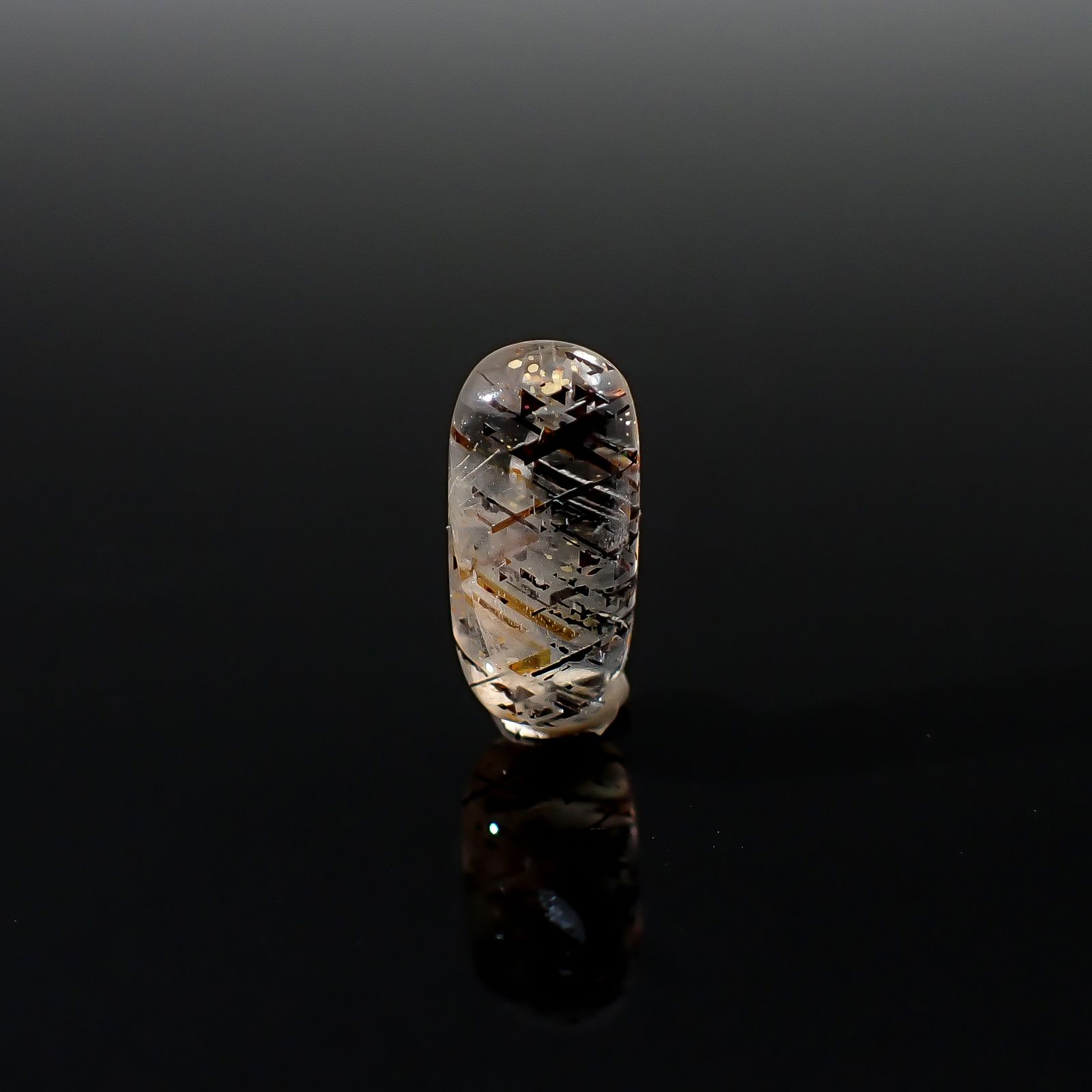 レインボーラティスサンストーン オーストラリア産 2.37ct / 12.7x6.1mm前後 [260632527]